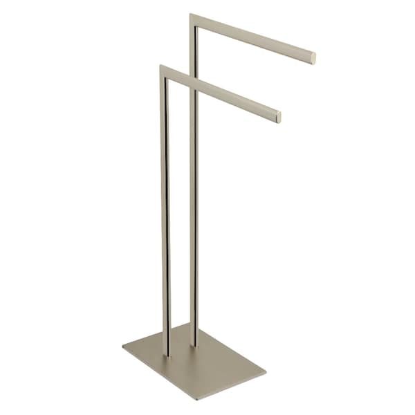 SCC3098 Edenscape Pedestal Dual Towel Rack, Brushed Nickel